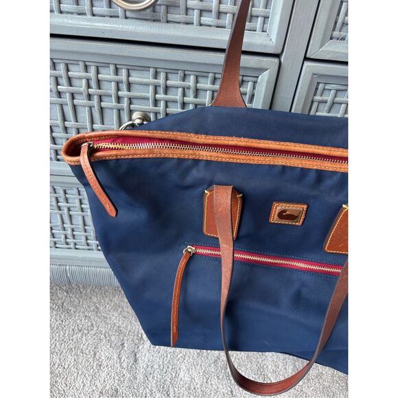 Dooney & Bourke large tote navy, $270 - Picture 4 of 12
